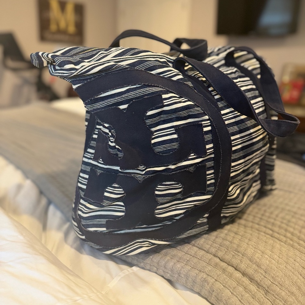 Tory Burch Canvas Tote Bag XL